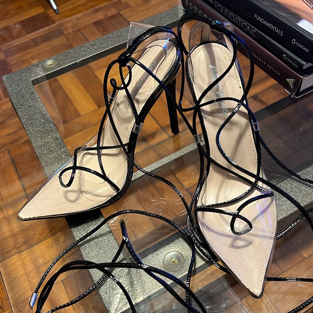 Public Desire lace up heels